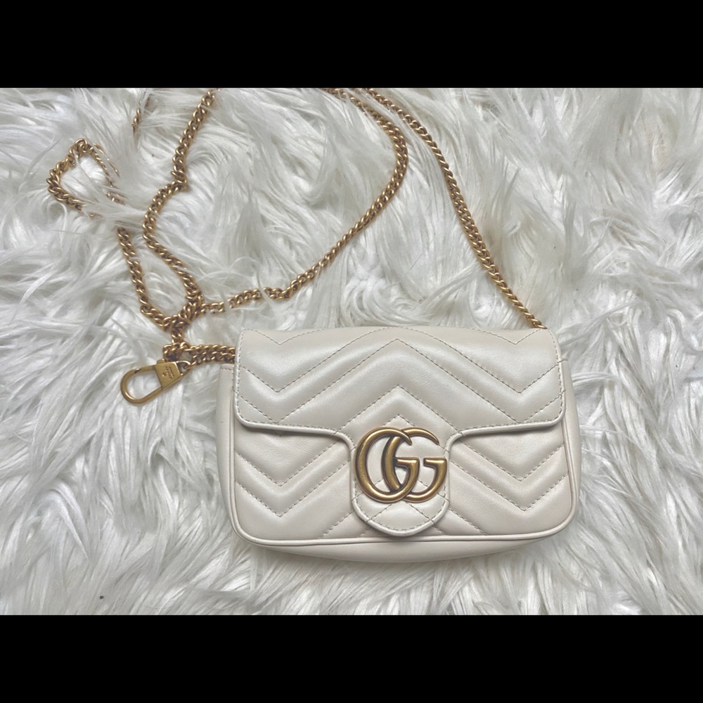 Gucci mini Marmont leather crossbody bag